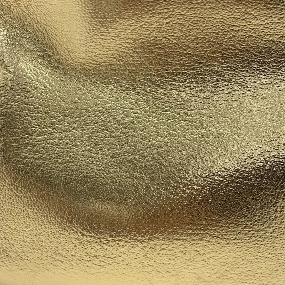 NWT IPSY Gold Metallic Cosmetic Bag w/ Zipper